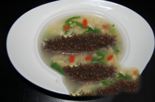 海参枸杞汤做法