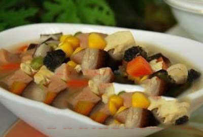 海参火腿豆腐汤做法